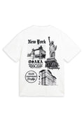 CAMISETA BLANCA NEW YORK ORIGINS OVERSIZED TEE