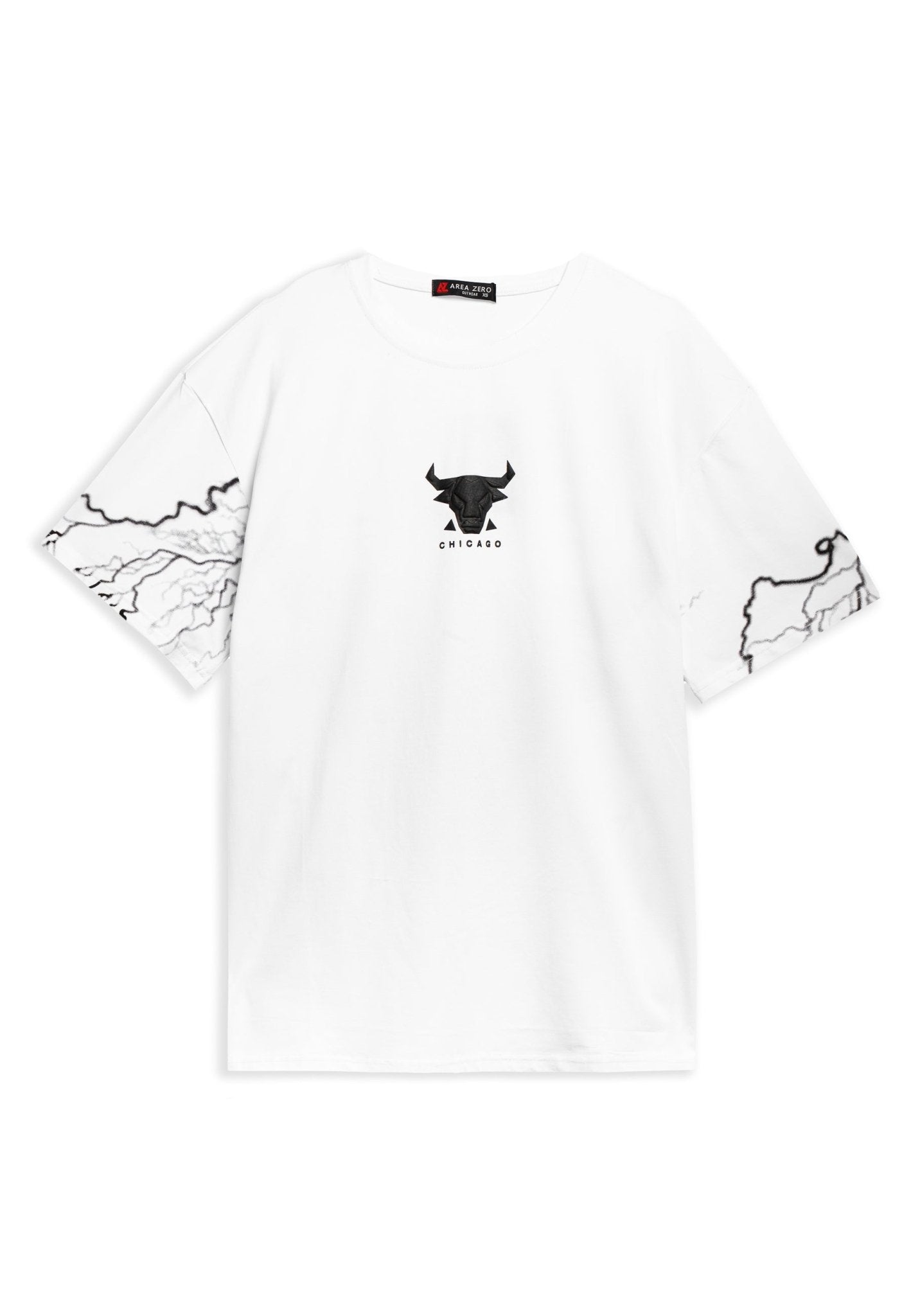 CAMISETA BLANCA THUNDER BULL TEE - AREA ZERO