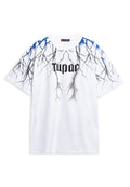 CAMISETA  BLANCA TUPAC WINGS OVERSIZED TEE