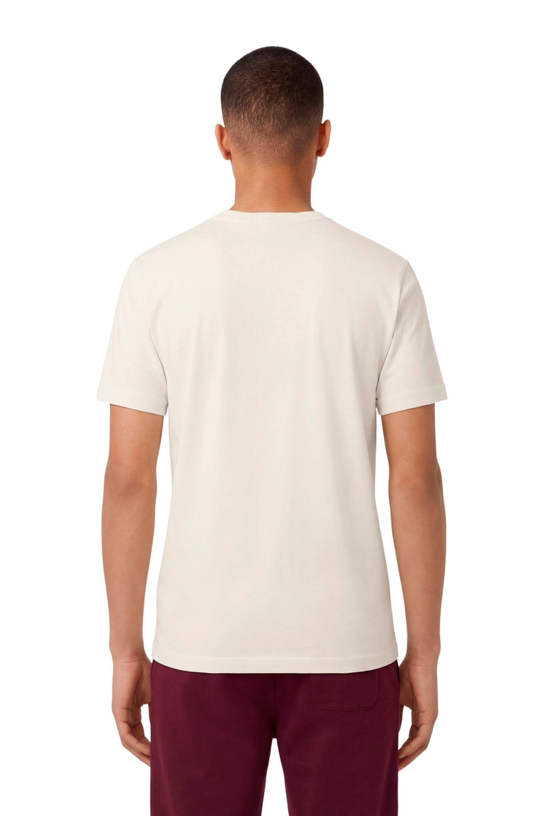 CAMISETA CHAMPION BEIGE ICONS EMBROIDERED LOGO TEE