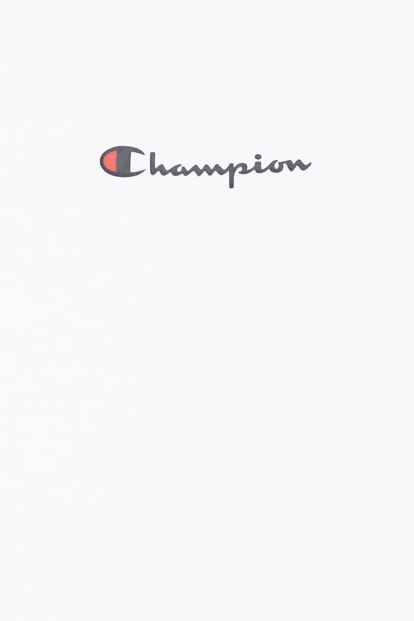 CAMISETA CHAMPION BLANCA LEGACY BIG PRINTED LOGO TEE - AREA ZERO