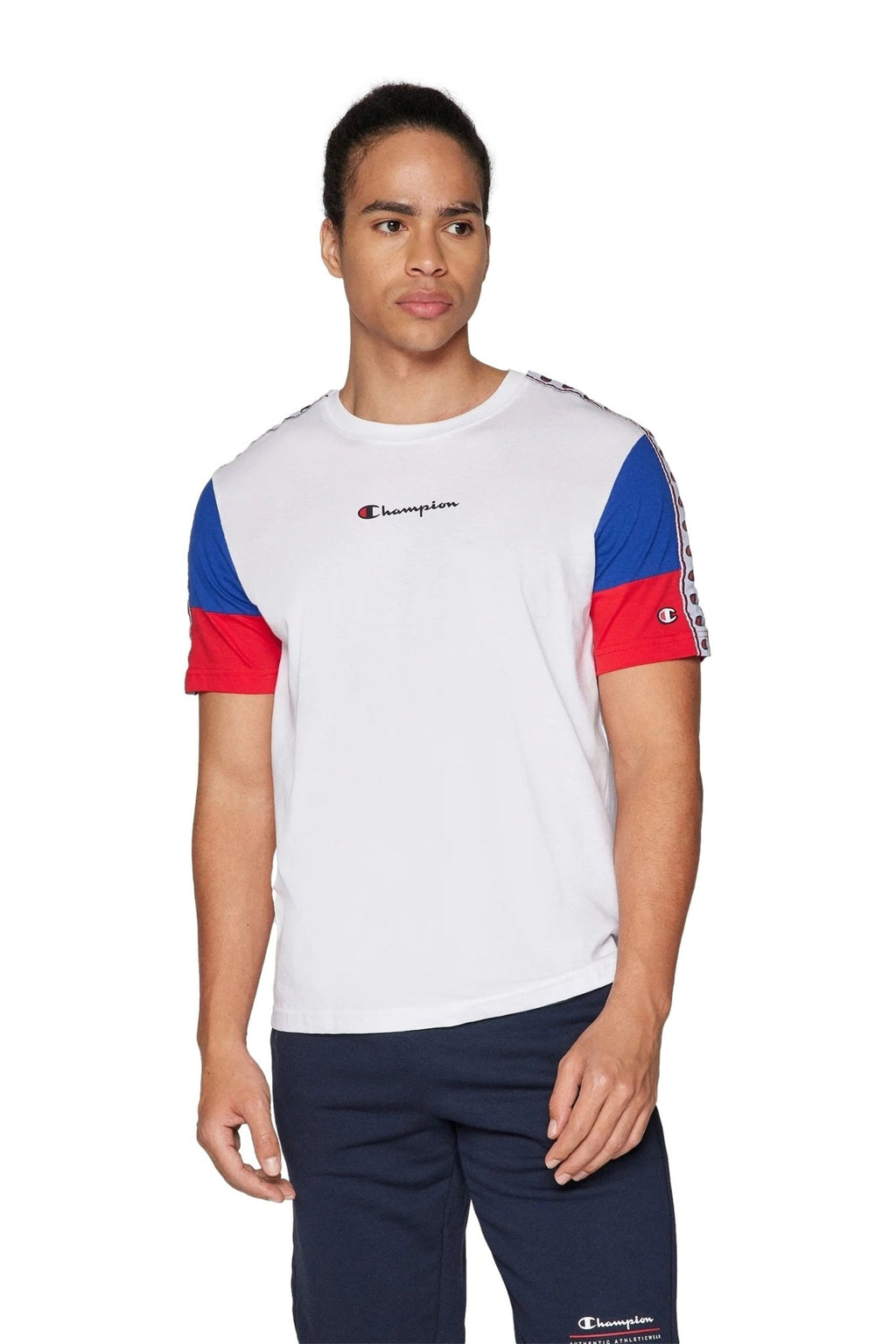CAMISETA CHAMPION BLANCA LEGACY TAPPERED TEE - AREA ZERO