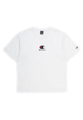 CAMISETA CHAMPION BLANCA MIDDLE EMBROIDERED LOGO TEE