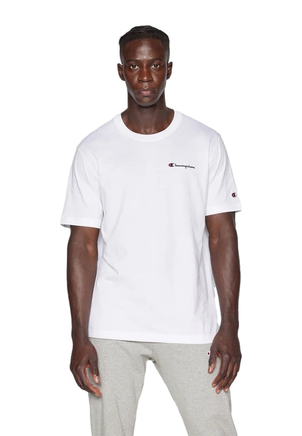 CAMISETA CHAMPION BLANCA SMALL LEGACY LOGO TEE - AREA ZERO