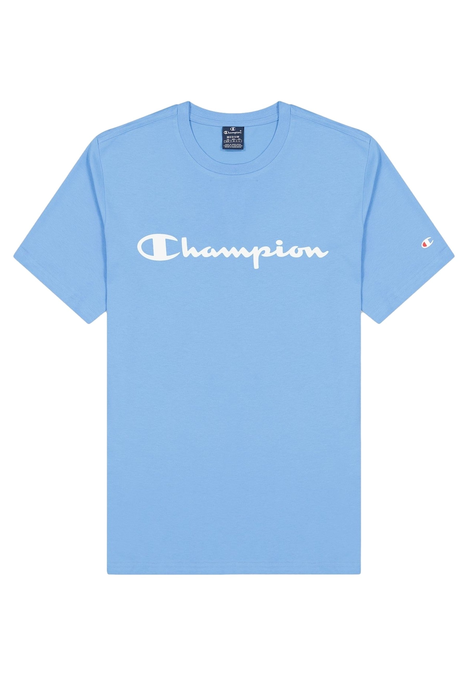 CAMISETA CHAMPION CELESTE BIG LEGACY LOGO TEE