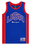 CAMISETA CHAMPION JUNIOR ROYAL USA LEGACY BASKET TANK TOP