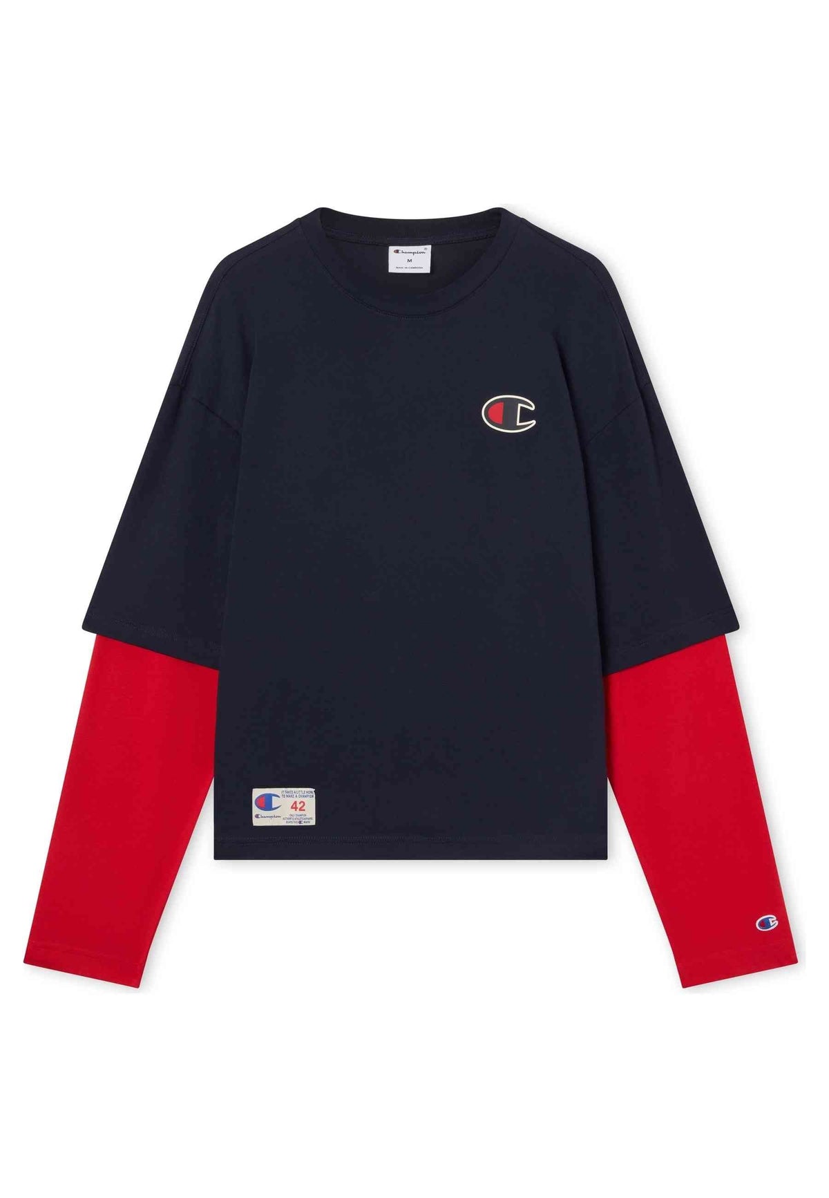 CAMISETA CHAMPION MARINO LONG SLEEVE LEGACY LOGO TEE