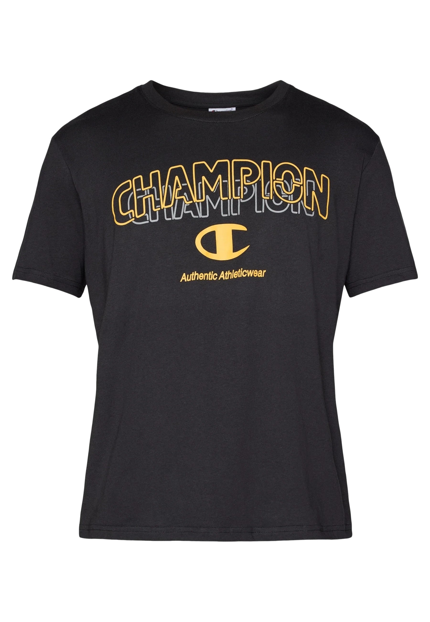 CAMISETA CHAMPION NEGRA ICONS GRAPHIC TEE
