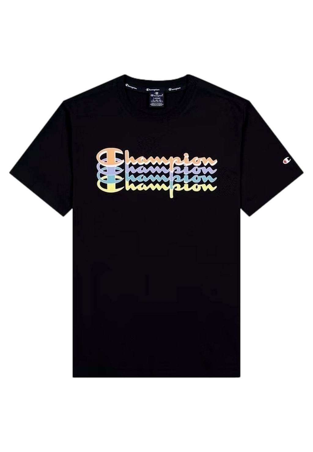 CAMISETA CHAMPION NEGRA LEGACY INSERT LOGO TEE - AREA ZERO