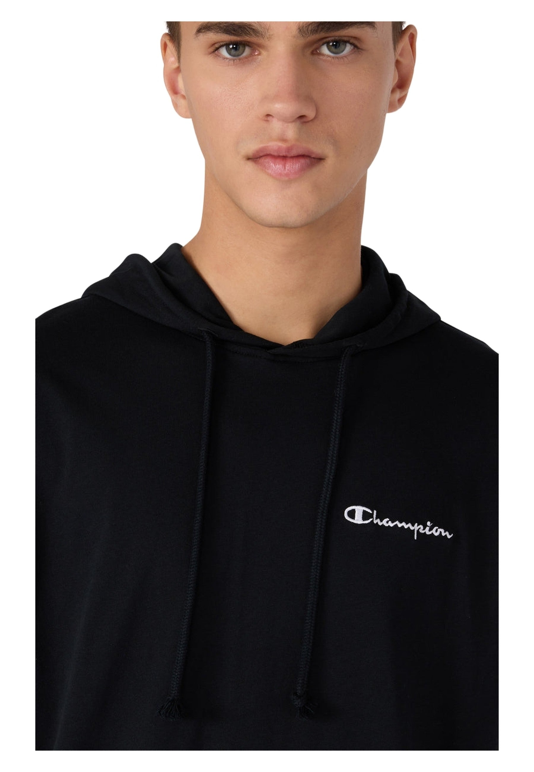 CAMISETA CHAMPION NEGRA SLEEVELESS HOODED ICON SMALL LOGO TEE