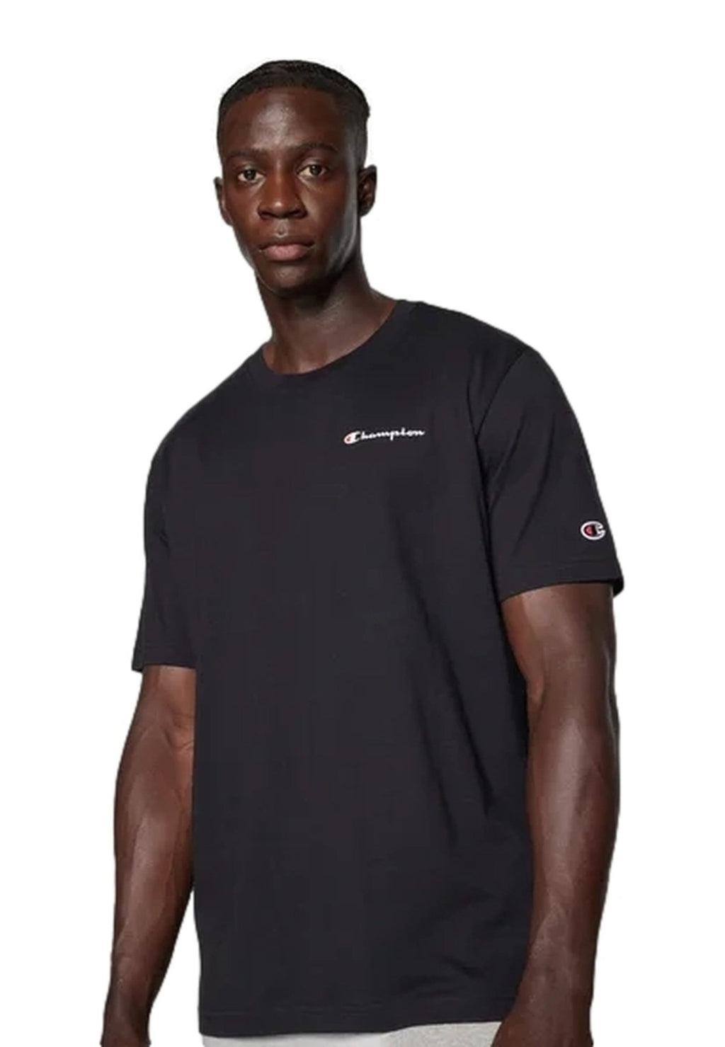 CAMISETA CHAMPION NEGRA SMALL LEGACY LOGO TEE - AREA ZERO