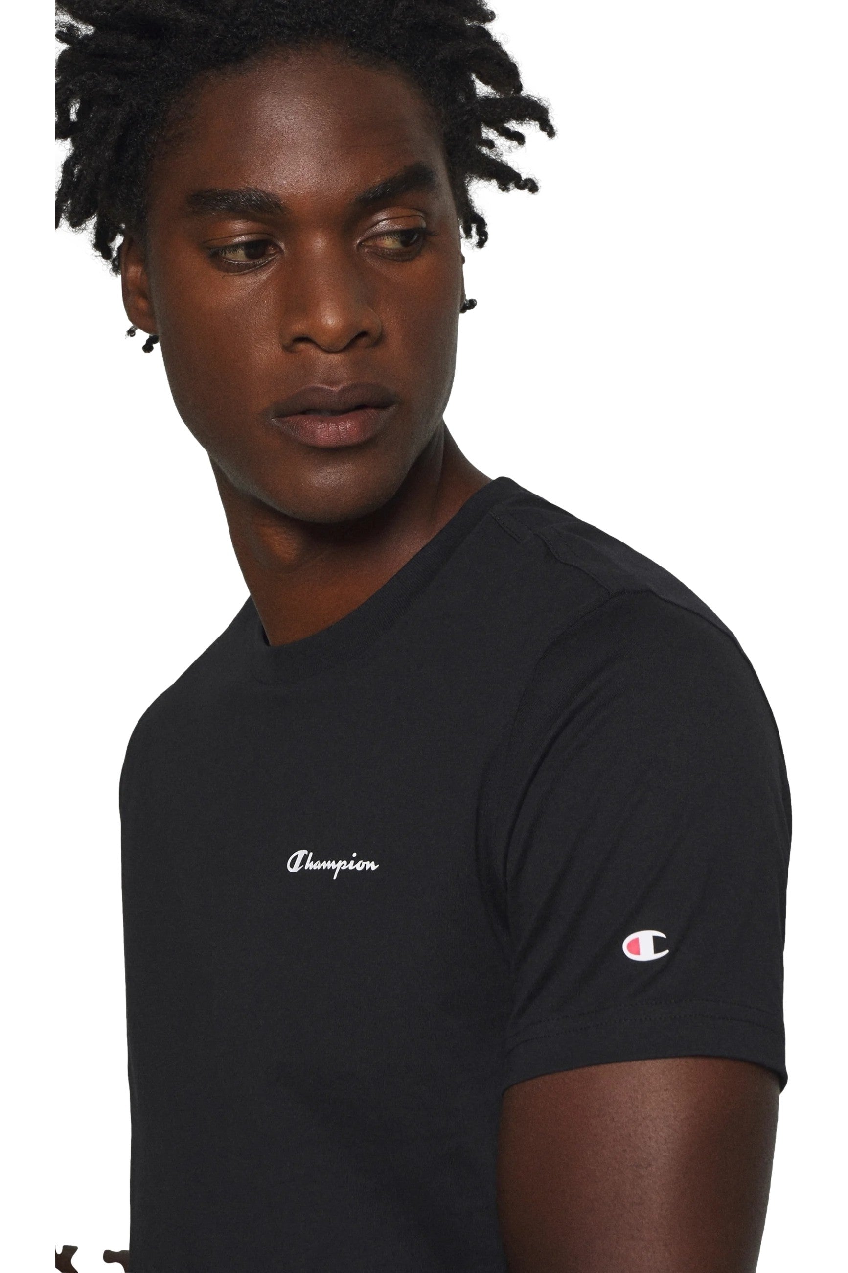 CAMISETA CHAMPION NEGRA SMALL TONED LOGO TEE