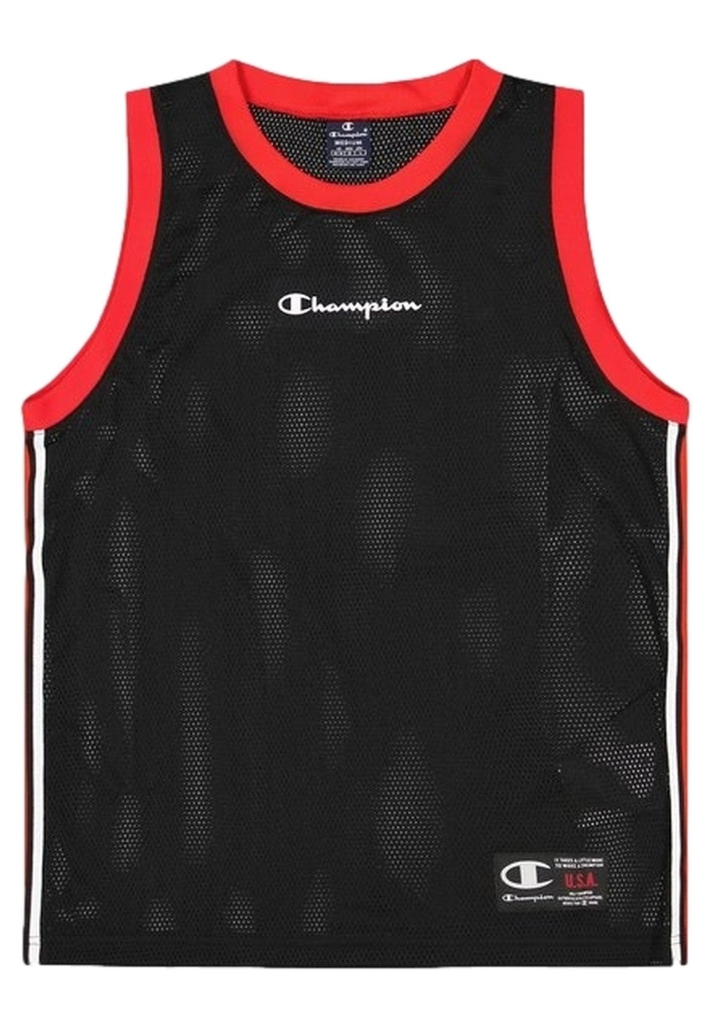 CAMISETA CHAMPION NEGRA STREET BASKET TANK TOP - AREA ZERO