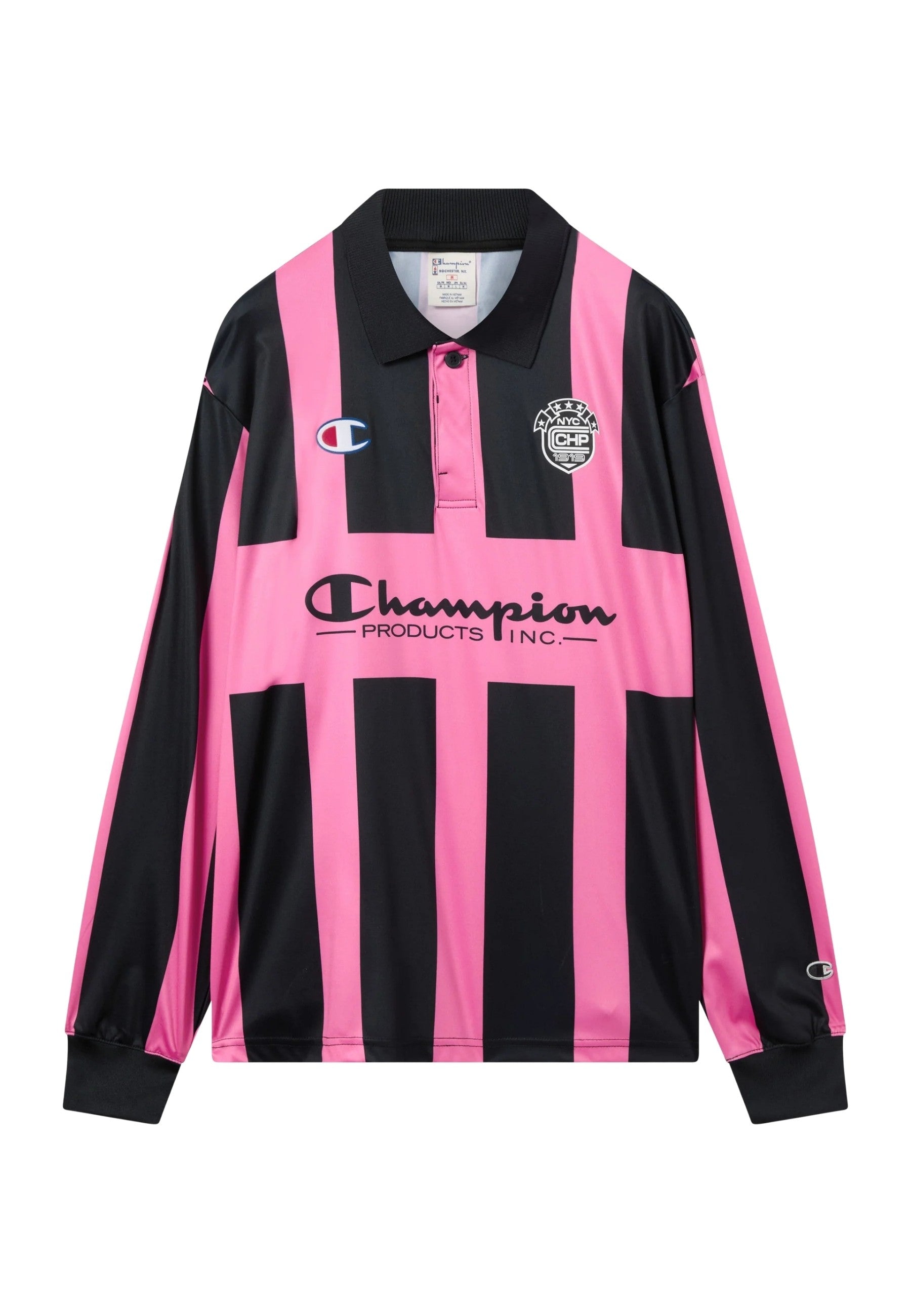 CAMISETA CHAMPION ROCHESTER ROSA STRIPPED FOOTBALL JERSEY