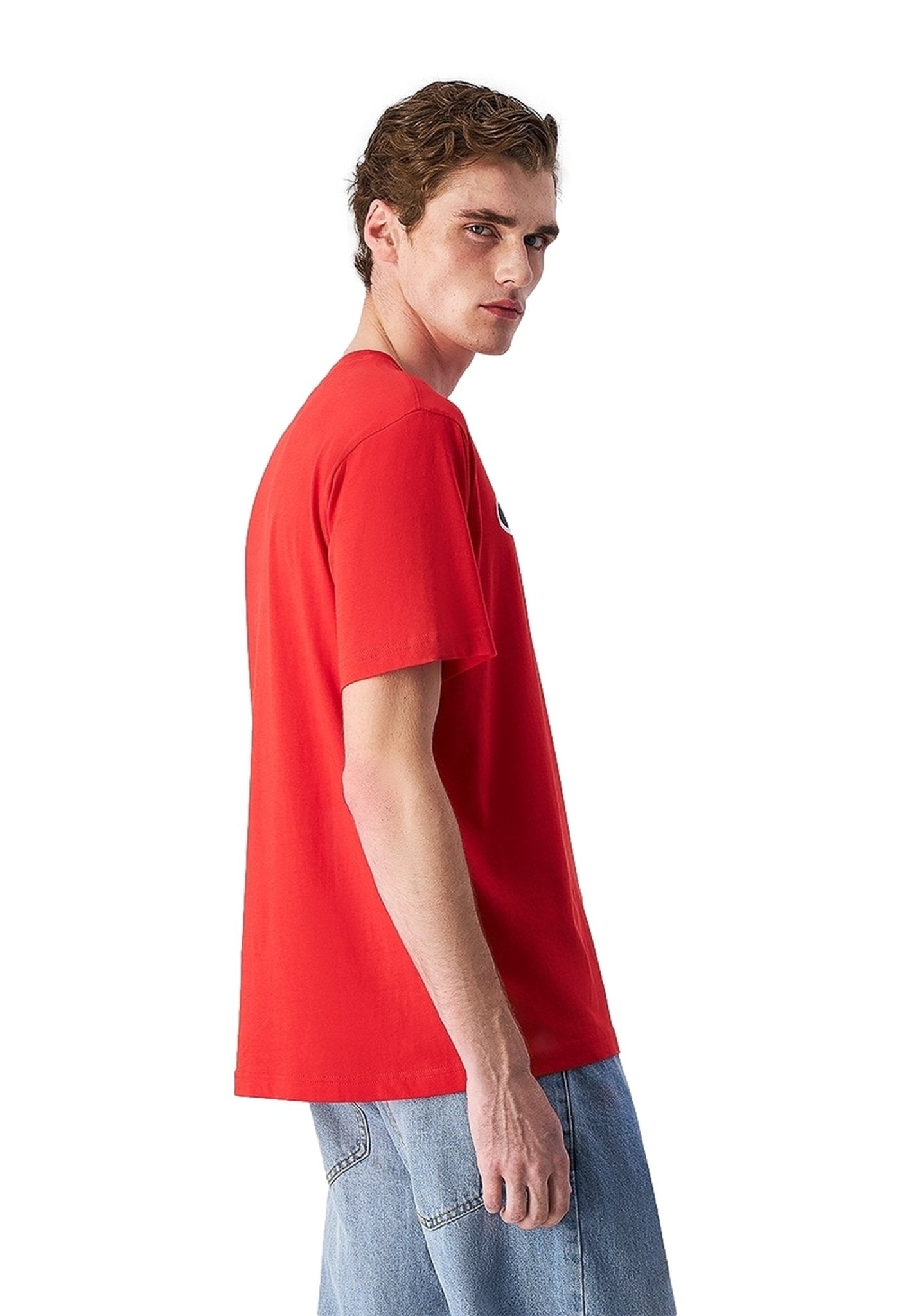 CAMISETA CHAMPION ROJA BIG LEGACY LOGO TEE - AREA ZERO
