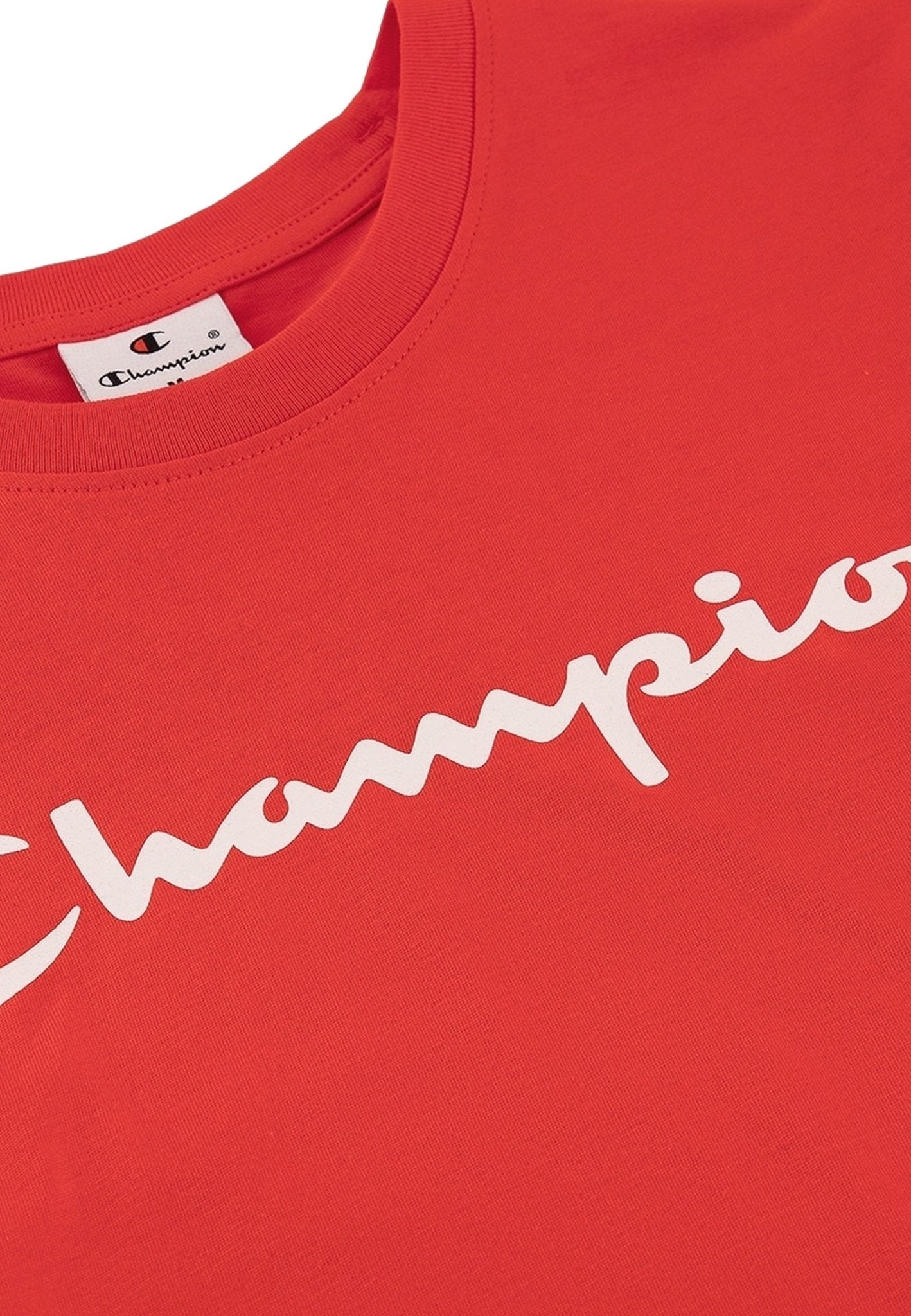 CAMISETA CHAMPION ROJA BIG LEGACY LOGO TEE - AREA ZERO