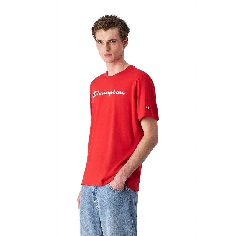 CAMISETA CHAMPION ROJA BIG LEGACY LOGO TEE