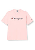CAMISETA CHAMPION ROSA LEGACY BIG PRINTED LOGO TEE