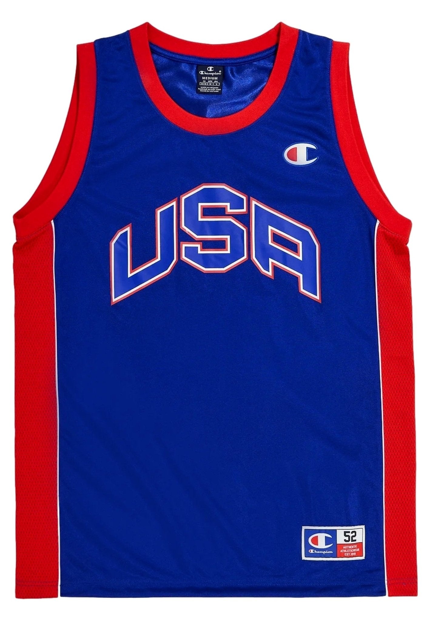 CAMISETA CHAMPION ROYAL BASKET TANK TOP USA LOGO - AREA ZERO