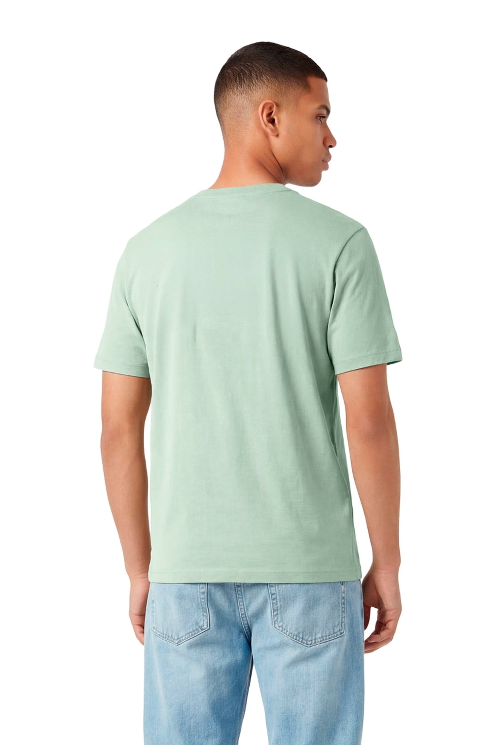 CAMISETA CHAMPION VERDE PUFF PRINT CREWNECK TEE