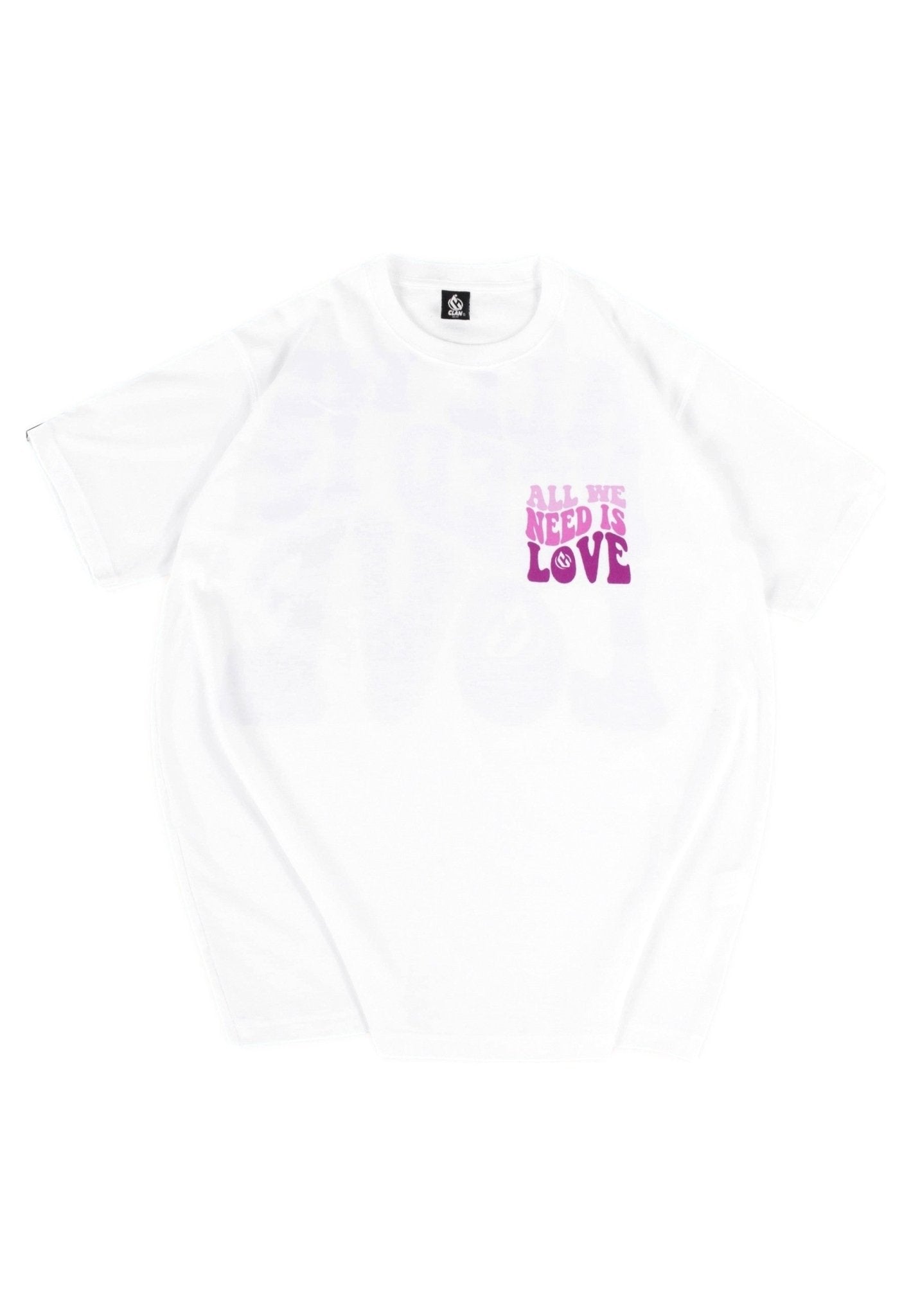 CAMISETA CLAN BLANCA ALL WE NEED IS LOVE TEE - AREA ZERO