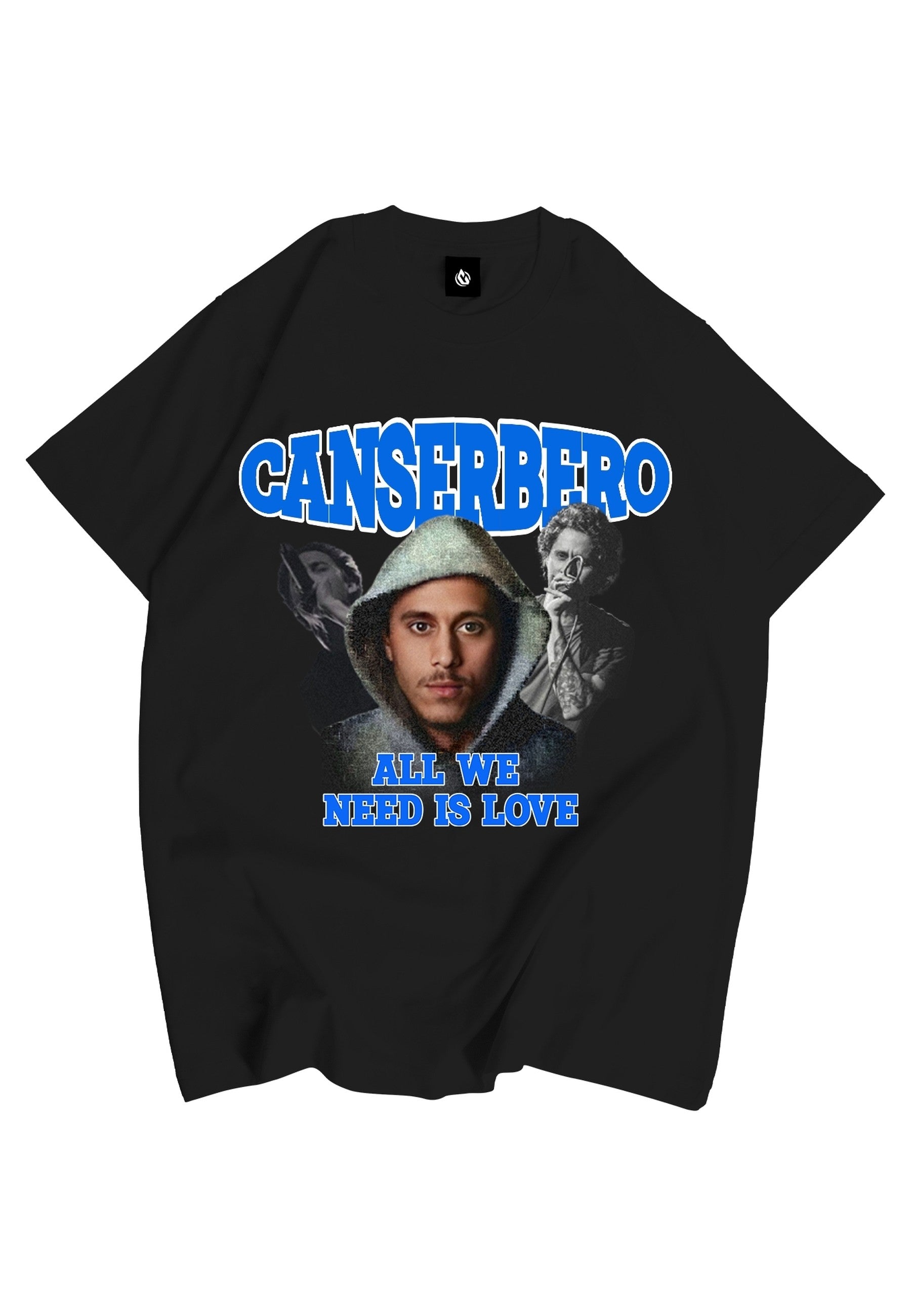 CAMISETA CLAN NEGRA CANSERBERO ALL WE NEED IS LOVE TEE