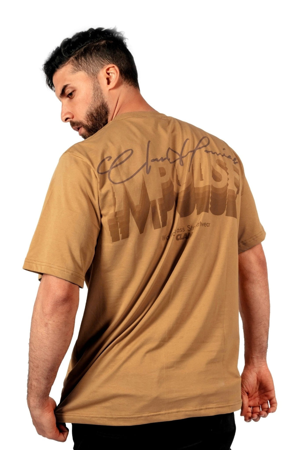 CAMISETA CLAN TOSTADA CLAN HOMIES IMPULSE TEE - AREA ZERO