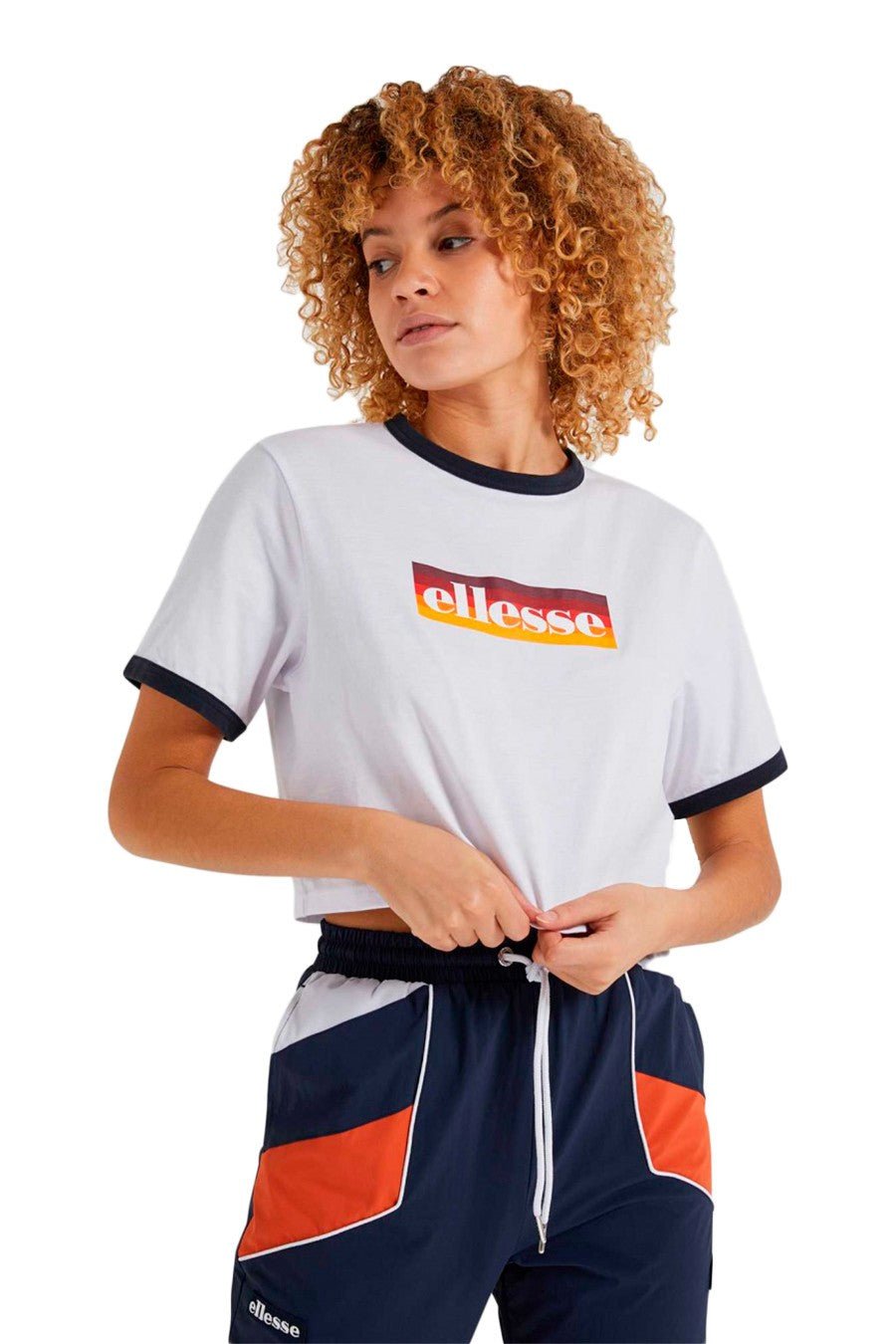 CAMISETA ELLESSE BLANCA FILIDE CROP T - SHIRT - AREA ZERO