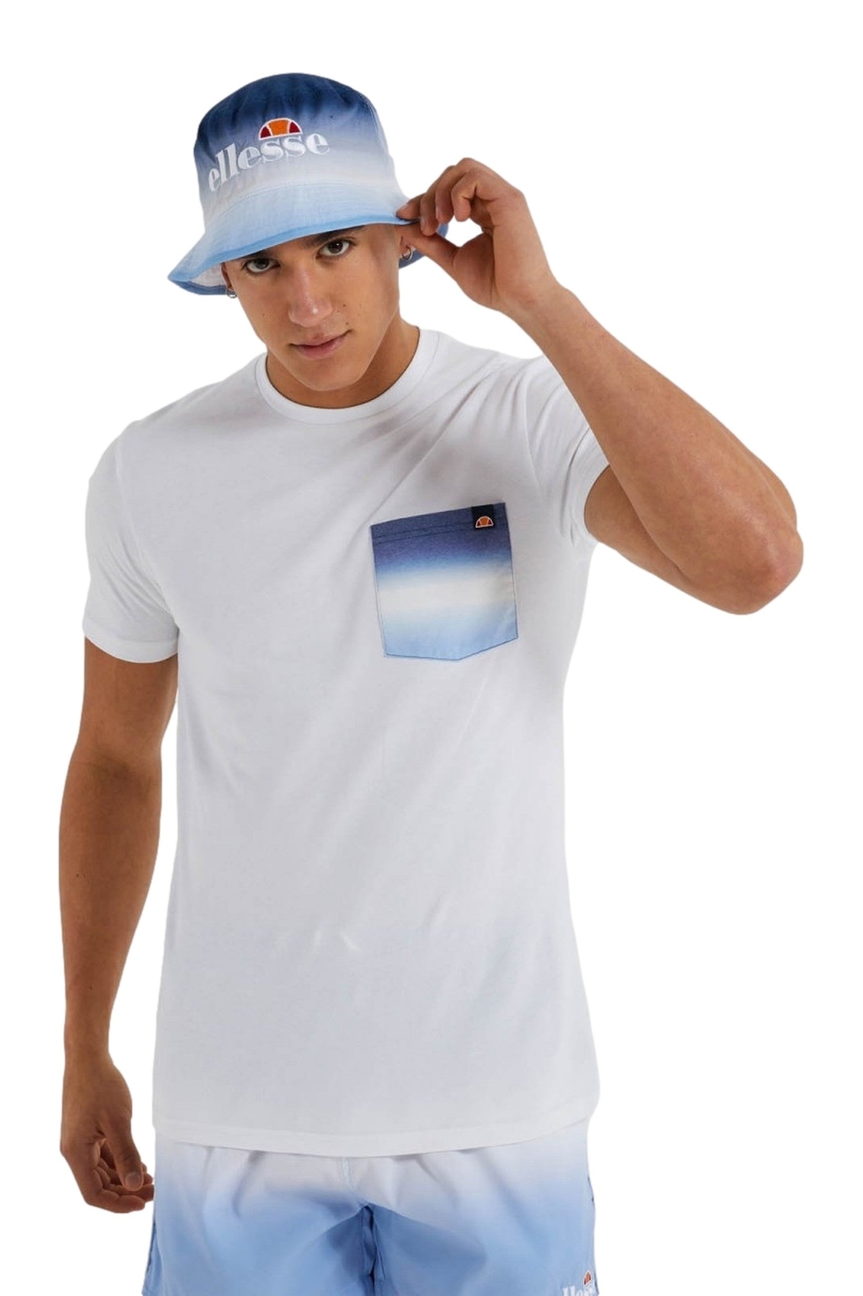 CAMISETA ELLESSE BLANCA FLAPPER POCKET TEE