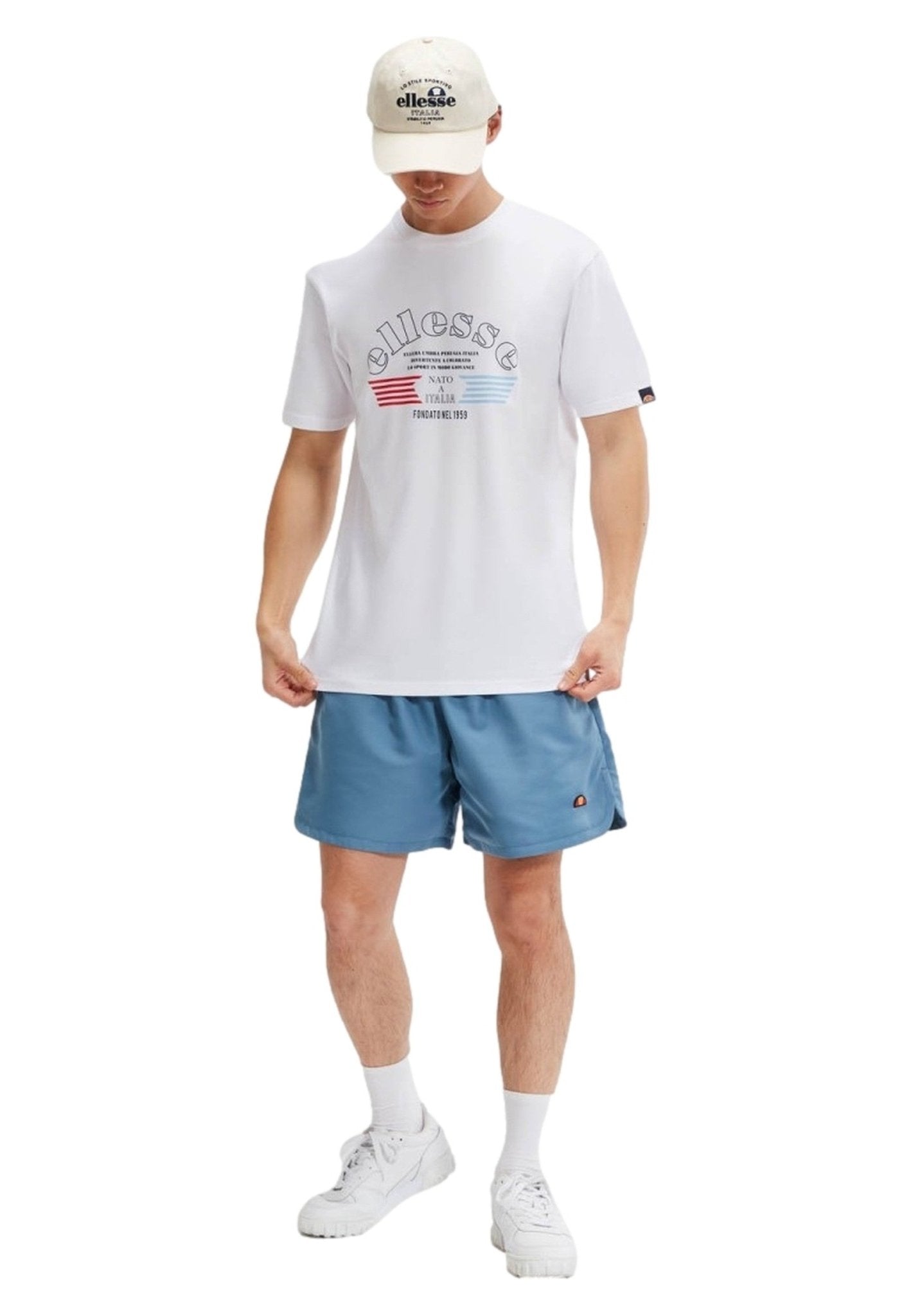 CAMISETA ELLESSE BLANCA GAMBIETTO TEE - AREA ZERO