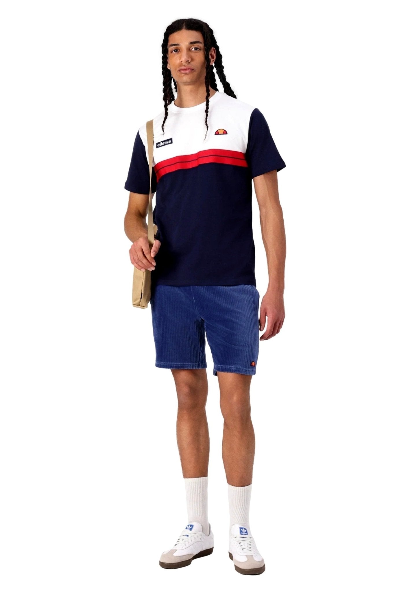 CAMISETA ELLESSE BLANCA/MARINO MACCHIO TEE - AREA ZERO