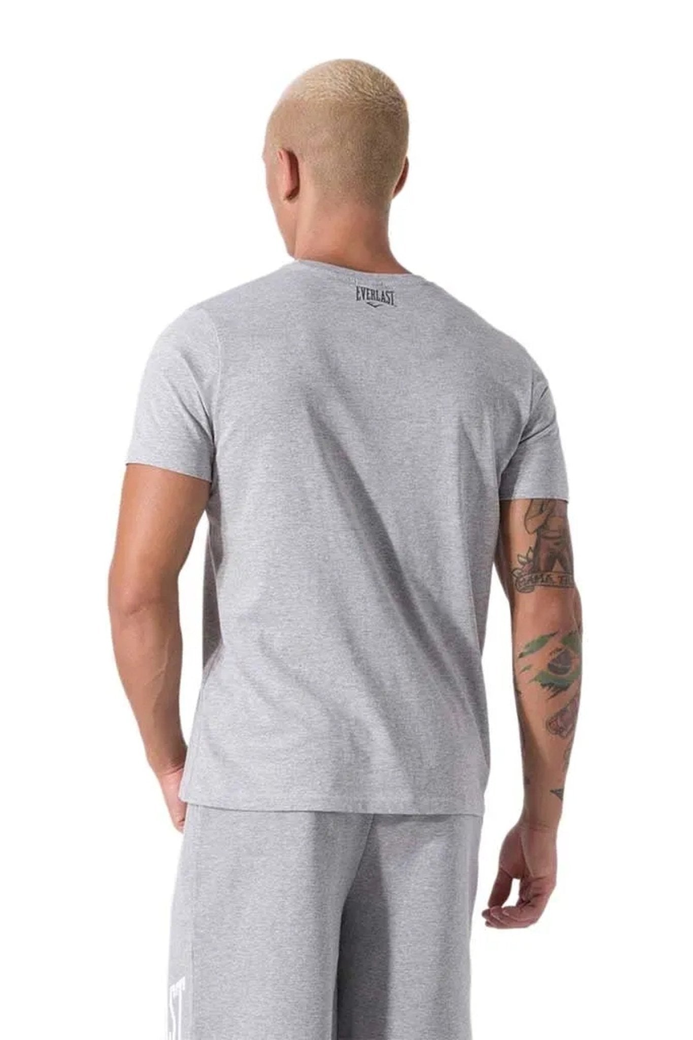 CAMISETA EVERLAST GRIS LFS MAN ICONIC FITTED LOGO SHIRT - AREA ZERO
