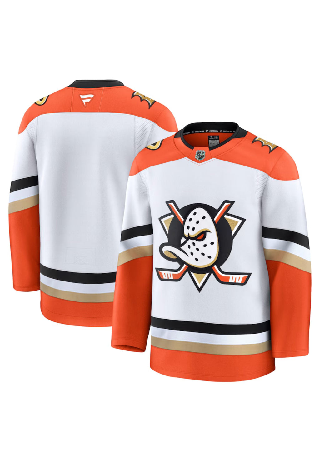 CAMISETA FANATICS BLANCA ANAHEIM DUCKS NHL BREAKAWAY JERSEY