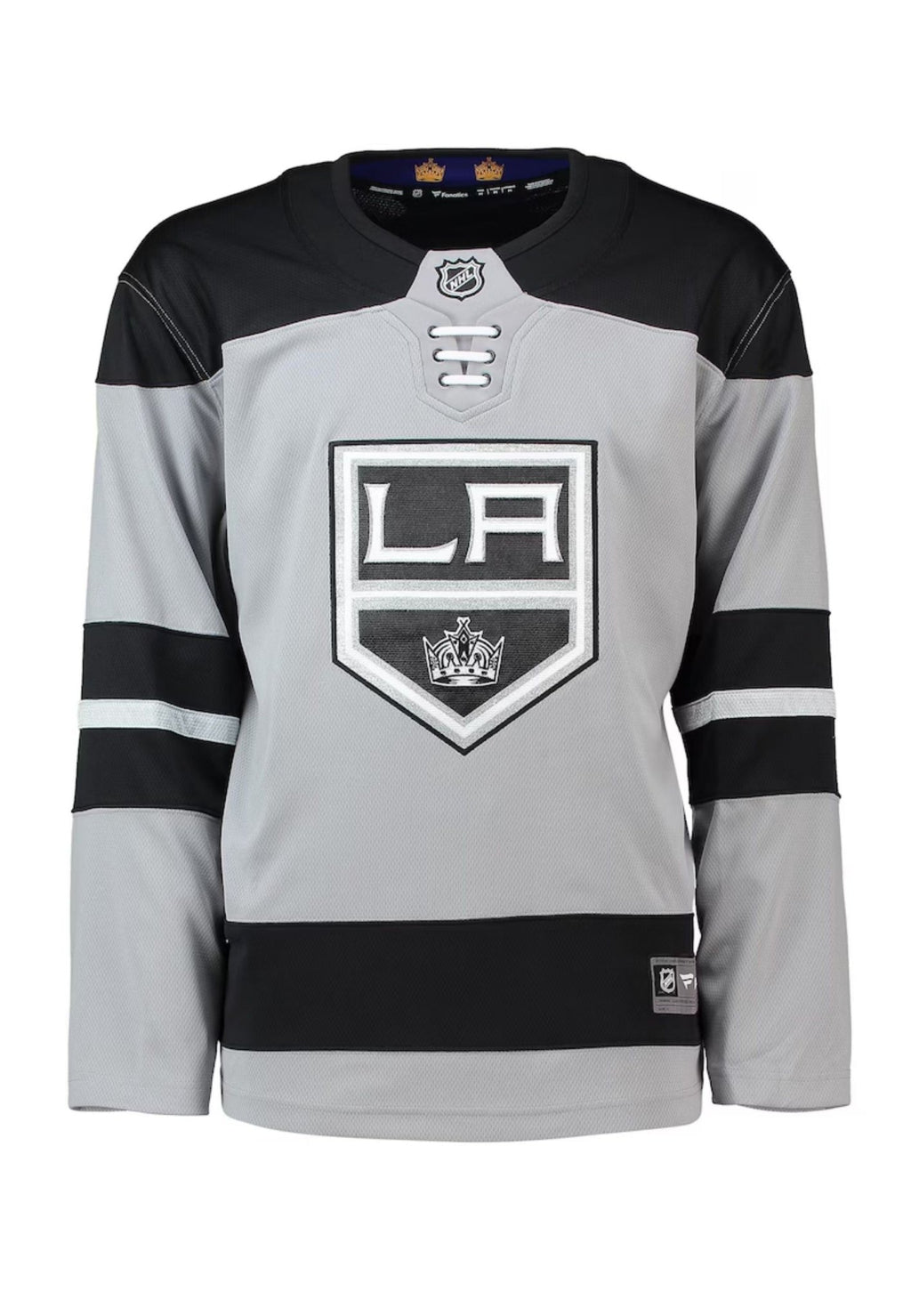 CAMISETA FANATICS GRIS LOS ANGELES KINGS NHL HOCKEY JERSEY - AREA ZERO