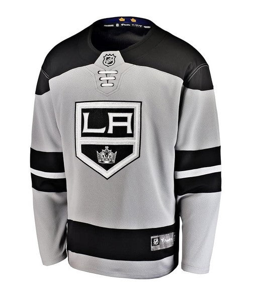 CAMISETA FANATICS GRIS LOS ANGELES KINGS NHL HOCKEY JERSEY