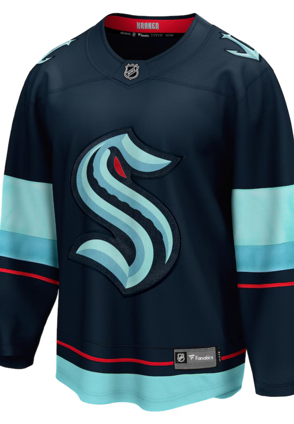 CAMISETA FANATICS MARINO SEATTLE KRAKEN NHL VALUE HOME SHIRT