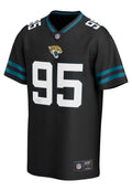 CAMISETA FANATICS NEGRA JAGUARS 95 CORE FOUNDATION NFL JERSEY