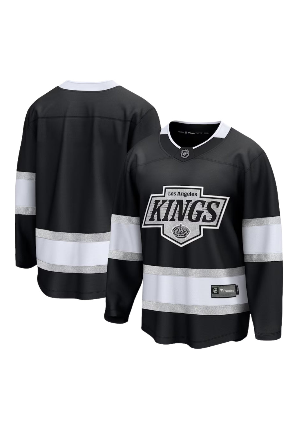 CAMISETA FANATICS NEGRA LOS ANGELES KINGS NHL LOCAL JERSEY