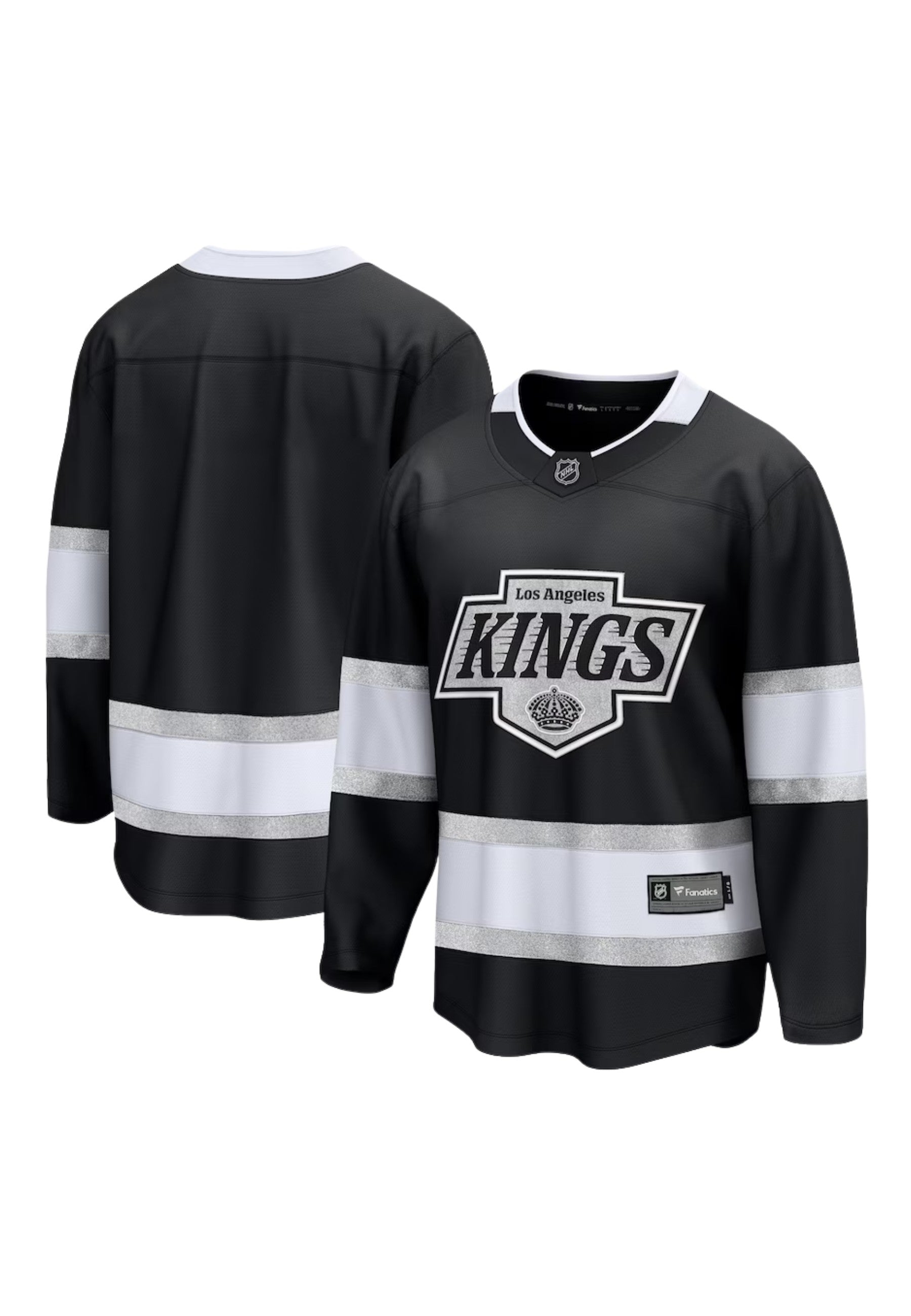 CAMISETA FANATICS NEGRA LOS ANGELES KINGS NHL LOCAL JERSEY