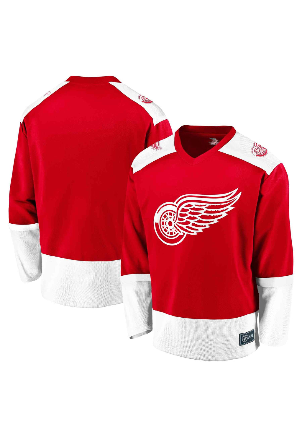 CAMISETA FANATICS ROJA RED WINGS NHL VALUE HOME SHIRT