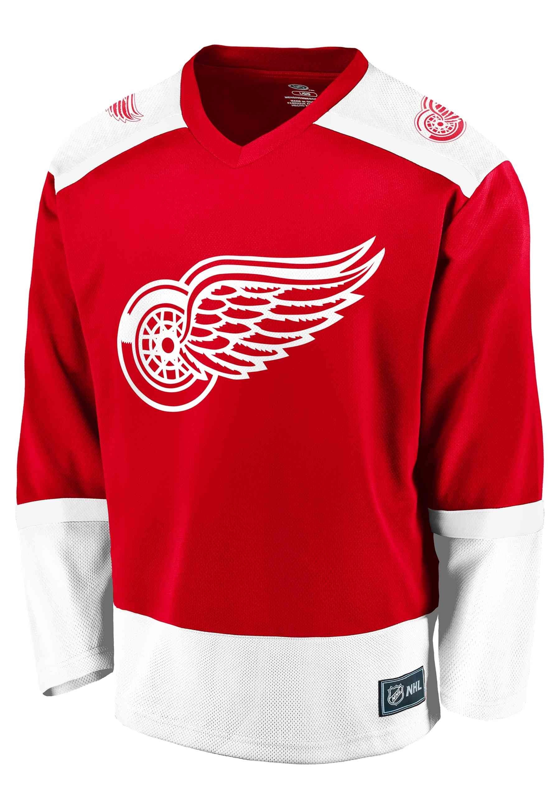 CAMISETA FANATICS ROJA RED WINGS NHL VALUE HOME SHIRT