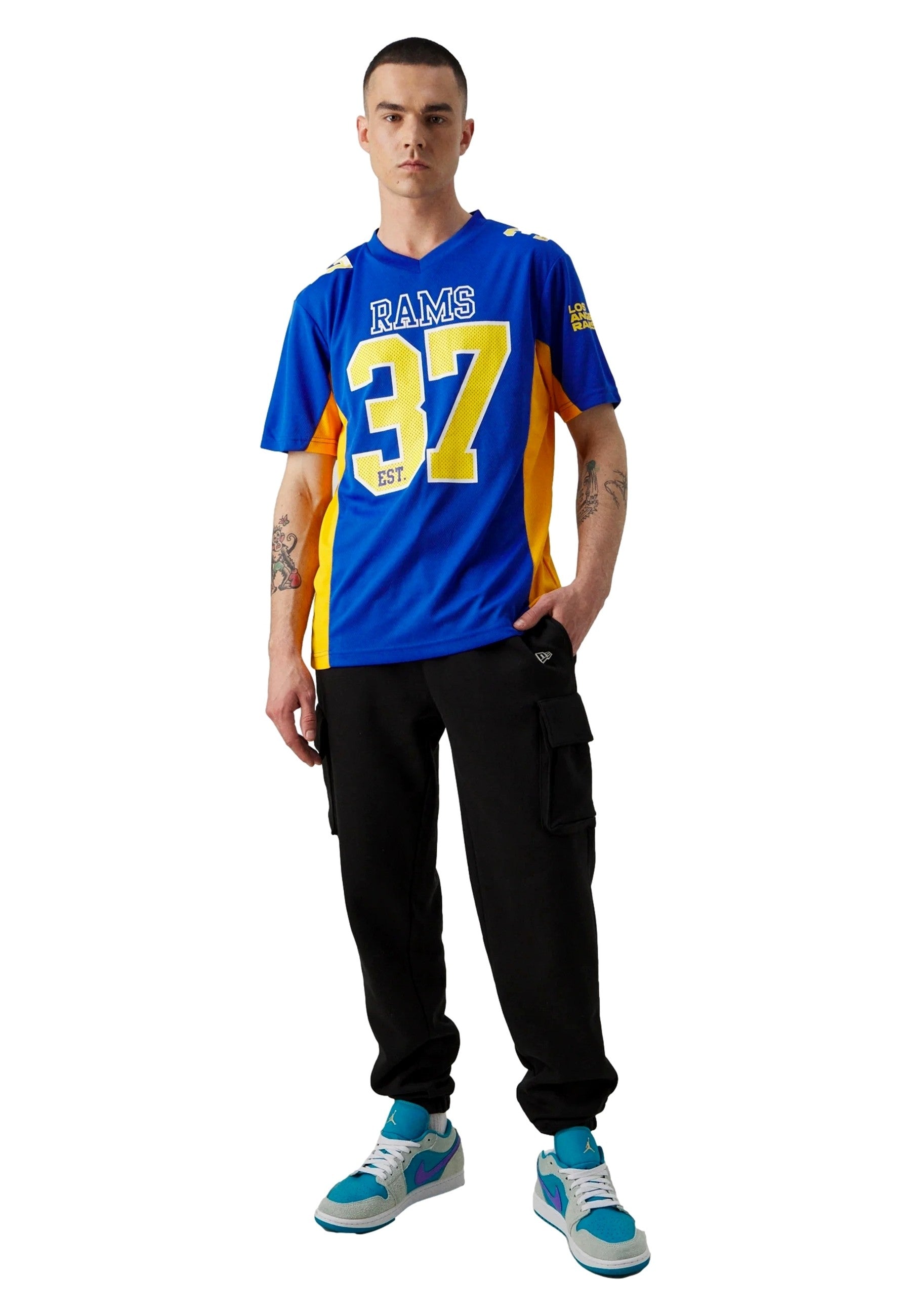 CAMISETA FANATICS ROYAL RAMS MESH SUPPORTERS JERSEY