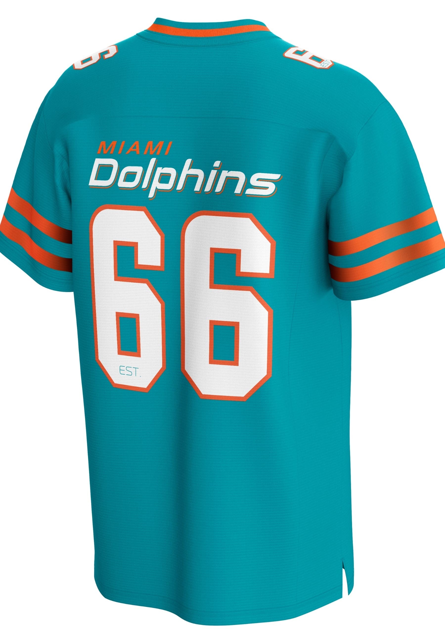 CAMISETA FANATICS TURQUESA DOLPHINS CORE FOUNDATION NFL JERSEY