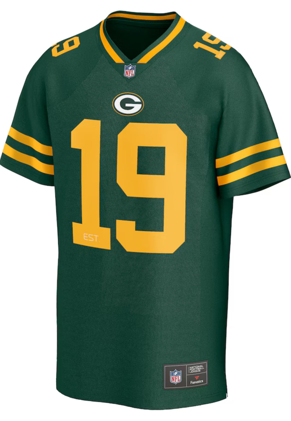 CAMISETA FANATICS VERDE GREEN BAY PACKERS CORE FUNDATION NFL JERSEY