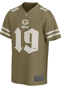 CAMISETA FANATICS VERDE GREEN BAY PACKERS GOTHIC FOUNDATION FASHION NFL JERSEY