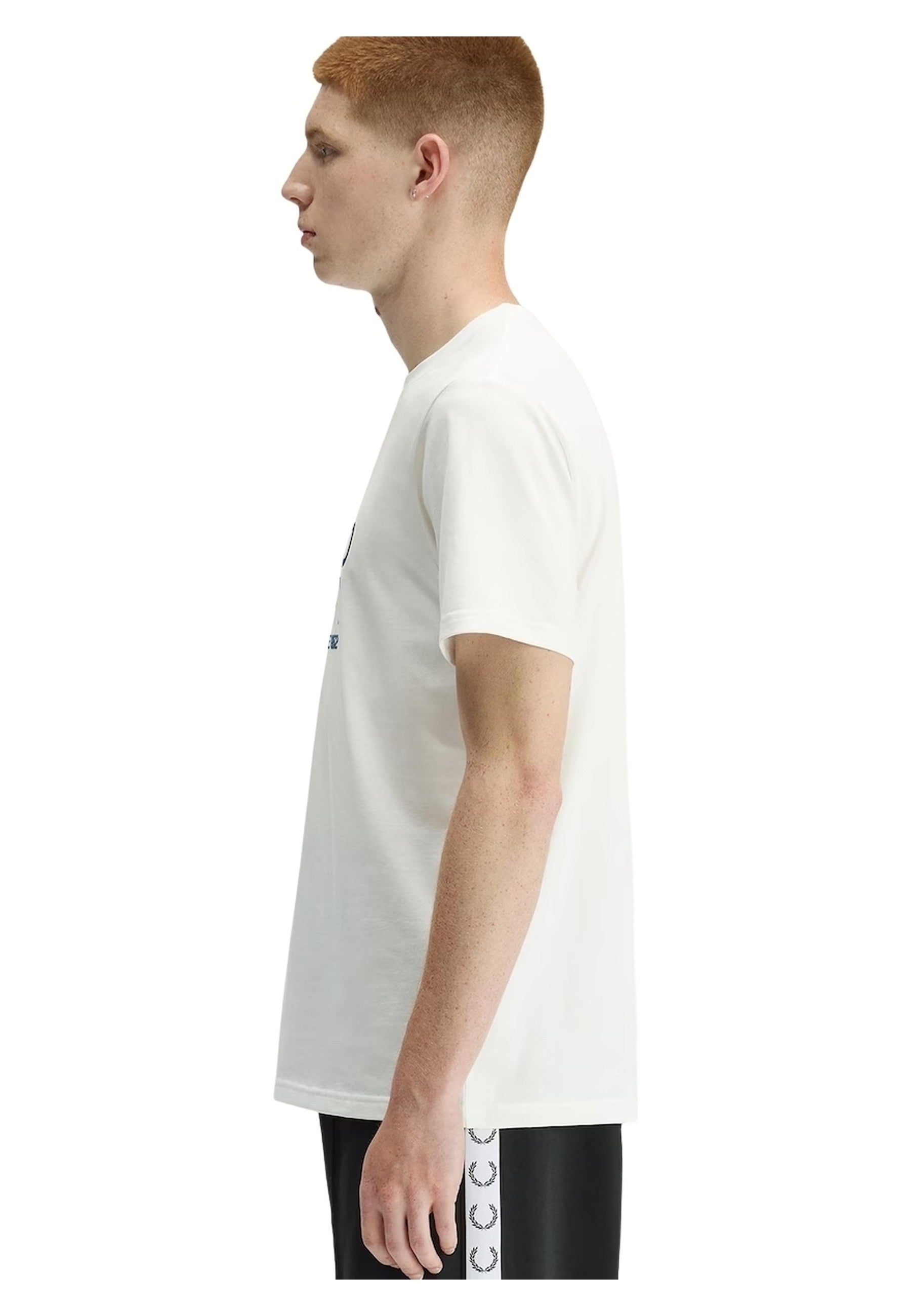CAMISETA FRED PERRY BLANCA ORIGINAL GRAPHIC TEE