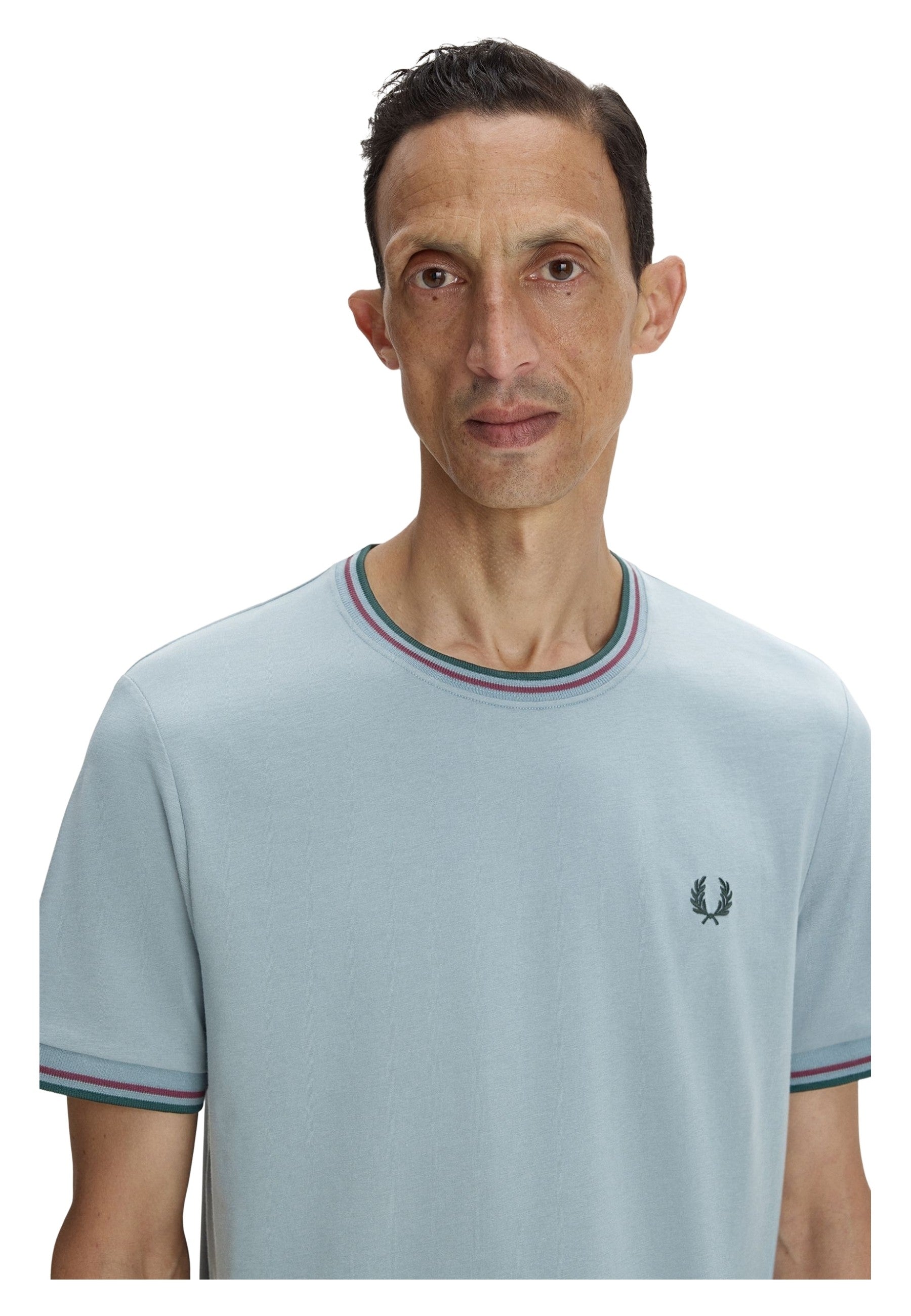 CAMISETA FRED PERRY CELESTE TWIN TIPPED TEE