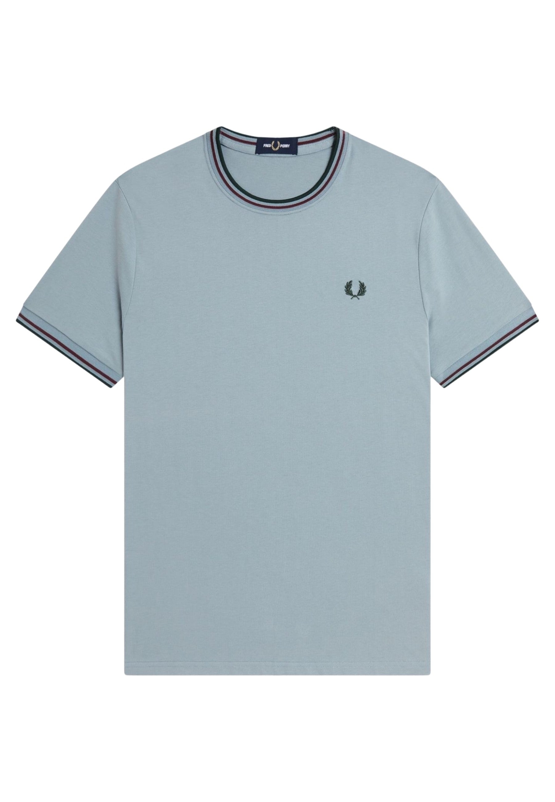 CAMISETA FRED PERRY CELESTE TWIN TIPPED TEE
