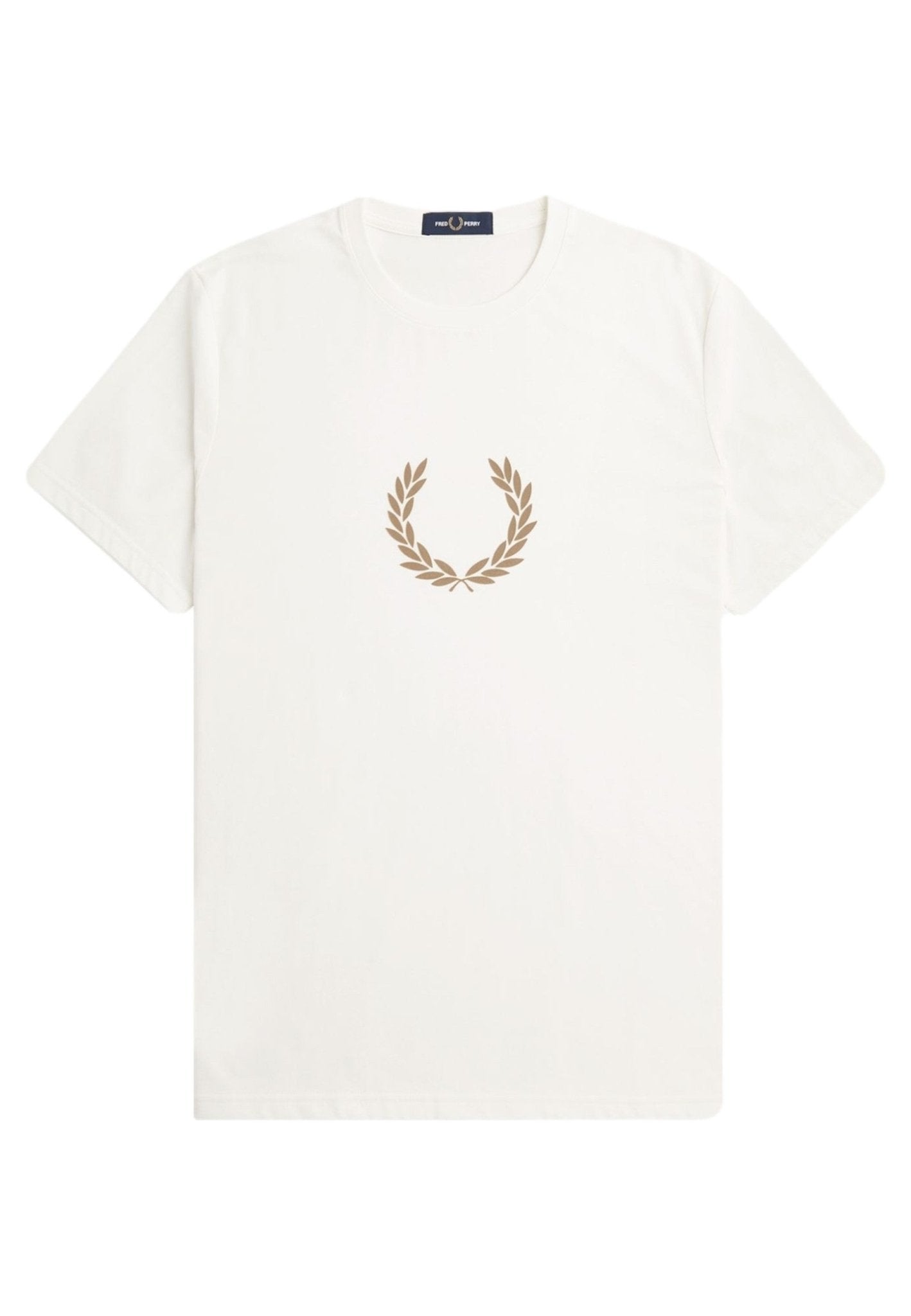 CAMISETA FRED PERRY CRUDA FLOCKED LAUREL WREATH GRAPHIC TEE - AREA ZERO