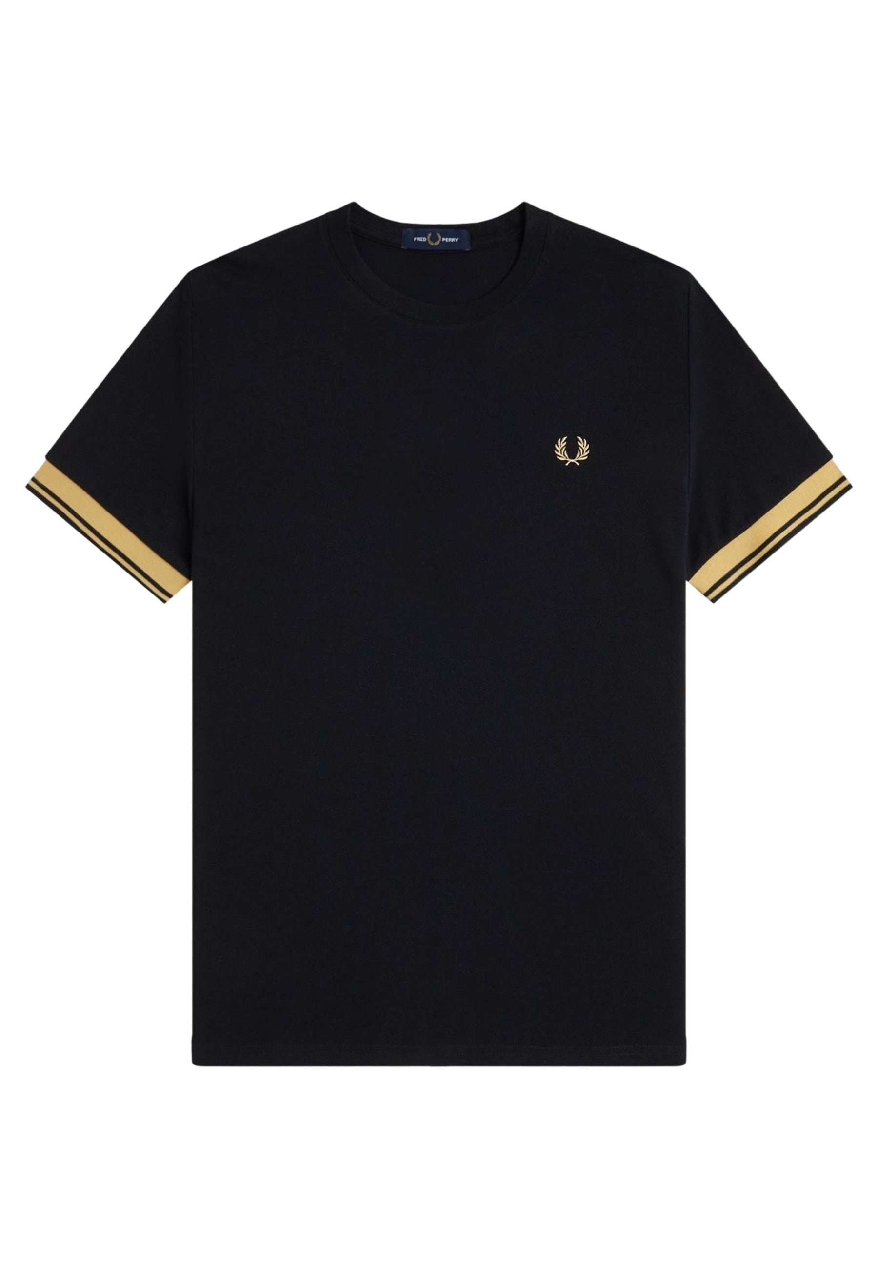 CAMISETA FRED PERRY MARINO TWIN TIPPED CUFF T-SHIRT